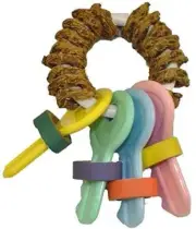 AE Cage Company Happy Beaks Beem Keys Bird Toy [Bird, Toys] 1 count