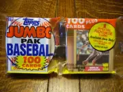 WALLY JOYNER (RC) 1987 TOPPS BASEBALL JUMBO 100 CARD PACK ROOKIE CARD ON TOP NOS
