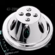 For Chevy Small Block Chrome Aluminum Water Pump Pulley - 1 Groove (Short)
