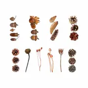Vintage Fall Plants Flowers Bullet Journal Decorative Sticker Label Diary Stationary Japanese Album Sticker Flakes Scrapbooking