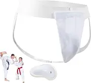 Groin Protector - Abdominal Crotch Protector | Men Jockstrap, Fighting Supplies, Shock-Absorbing Athletic Supporters for Kids Adults Fighting Training