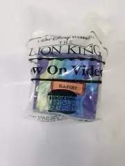 1995 Disney Burger King Kids' Club - Lion King Finger Puppet RAFIKI NIP