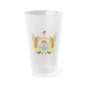 Coat of arms of Bolivia (1826) - Frosted Pint Glass 16oz
