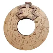 Wooden Melody Tool Music Instrument Wood Melody Maker Circle of Fifths3314