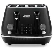 De'Longhi Distinta Moments 4 Slice Toaster Sunset Black CTIN4003BK