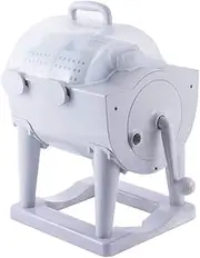 Mini Portable Hand Cranked Washing Machine,Counter Top Plastic Washer for Camping,Non-Electric Single Tub Eco Laundry Machine in Dormitory 38 * 34 * 60CM