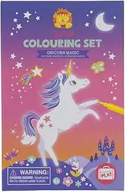 Tiger Tribe Unicorn Magic Coloring Set, Blue, 1 ea