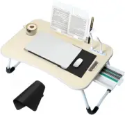 Laptop Bed Desk Notebook Bed Table Stand Portable Foldable Lap Bed Desk and Writ