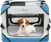 YITAHOME Soft Collapsible XS Dog Crate 4-Door Portable Travel Dog Crate 20x13x15