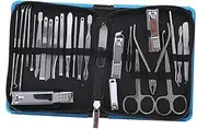 LIFKOME Manicure Tools Kit Pieces Nail Clippers Set for Men Women Seniors Boys and Girls Portable