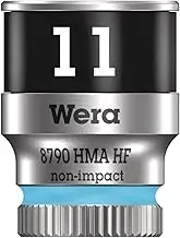 Wera 8790 HMA HF 1/4-Inch Drive Zyklop Socket with Holding Function, 11 mm x 23 mm Size