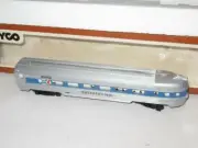 HO TRAINS VINTAGE TYCO AMTRAK OBSERVATION CAR - LATCH COUPLERS- NIB- S31SS