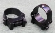 Picatinny scope rings,mounts, 30mm, LOW height, Quality STEEL GLOSS BLUE.