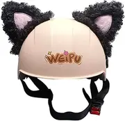 FJMQHU Helmet Accessories Helmet Cover Cartoon Decor Detachable Plush Helmet Ears for Bicycle Helmet Snowboarding Helmet