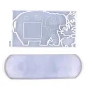 Epoxy Resin Elephant Mold DIY Silicone Molds for Animal Statue Making Desktop