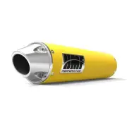 HMF Performance Slip On Exhaust Yellow w/ Euro Cap Can Am Outlander 1000 12-17