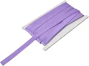 uxcell Double Fold Bias Tape for Sewing 5/8 Inch x 12 Yards Satin Pre-fold Continuous Binding Tape for Seaming Quilting Hemming Binding DIY Crafts, Light Purple