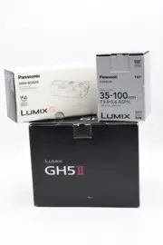 Panasonic LUMIX GH5 II/BGGH5 Grip/35-100 4-5.6 ASPH Kit All New