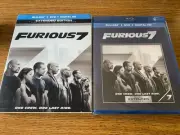 FURIOUS 7 - (Blu-ray, 2015) - Vin Diesel, Dwayne Johnson, Paul Walker - NEW