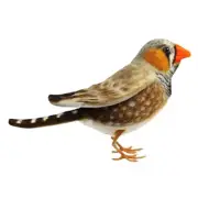 Zebra Finch - Hansa Bird Realistic Stuffed Plush Animal Soft Toy 16cm