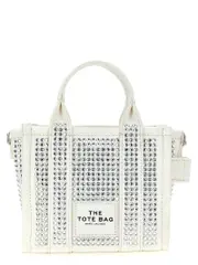 [Marc Jacobs] Marc Jacobs-The Crystal Canvas Crossbody Tote Borse A Tracolla Bianco-Donna OS