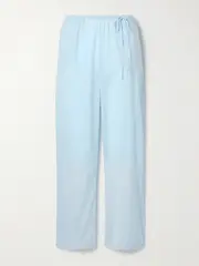 [Skin] Skin - Banks Organic Cotton-voile Pants - Light blue - 1 1 Blue