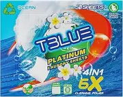 Tblue Eco-Friendly Laundry Detergent Sheets Ocean Pack of 50 sheets
