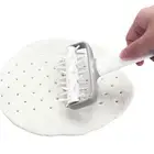 Pizza Dough Docker Roller Embossing Dough Roller for Home Kitchen (B)