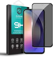 [ZUSLAB] Screen Protector for Galaxy A54 5G Privacy Tempered Glass Case Film Friendly 9H Hardness Anti Spy for Samsung (2023)