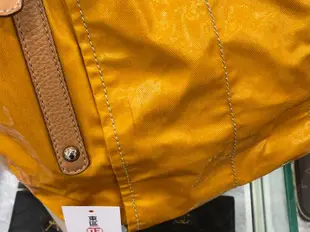 ㊣東區正精品㊣Tod's G Line Coated Tote G Bag 黃色漆亮帆布手提包肩背包斜背包RZ0982