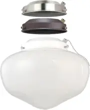 7785200 Led Schoolhouse Indoor/Outdoor Energy Star Ceiling Fan Light Kit, Three