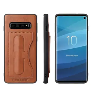 Samsung Galaxy Note10+ Note10 Note9 Note8 保護殼拍拍支架插卡背蓋手機殼