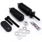 Spike Frame Slider Guard Crash Protector Pad Aluminum For 2006-2007 Yamaha YZF R