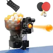Table Tennis Balls Robot Machine Automatic Ball Launcher with 36 Different Spinning Balls Capacity 100 Units Balls for Ping Pong Practicing