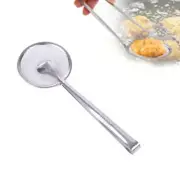 Kitchen Colander Oil Filter Spoon for Use Stainless Steel Strainer with Clip