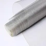 304 Stainless Steel Mesh Screen 27.5"X118"(70X300cm), 1.5mm Hole Metal Net Sheet, Non-Corrosive and Non-Rusting Net Screen for Vent, Cage, Garden, Window, Screen Door 1 Roll, Easy to Work (22 Mesh)