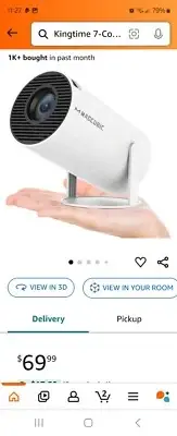 Magcubic HY300 Pro 4K Projector, Dual WiFi6 BT5.0, Home Theater System - USA