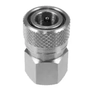 Paintball Female Quick Connect Adapter Silver Stainless Steel 1 Pcs 1/8 NPT