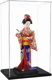 Odoria Acrylic Case Perspex Display Box (18.3x14.5x31.2 cm) Dustproof for Doll 1/6 Figure, Assembly Required