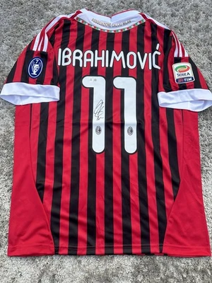 Zlatan Ibrahimovic Signed AC Milan Jersey, Beckett Authentication