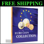 Colorful Euro Coin Album for 26 Complete Sets - Perfect for Collectors