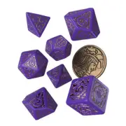 The Witcher 7 Durable Polyhedral Dice Set Dandelion Viscount De Lettenhove