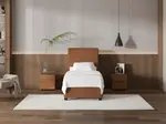 My Style Tapered Headboard & Drawer Base - Single / Gingerbread / Drawer Base