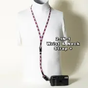 2-IN-1 POCKET Camera Wrist & Neck STRAP MULTIFUNCTIONAL w/ Peak Design Anchor