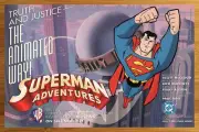 1996 DC Comics Superman Adventures Vintage Print Ad/Poster Official Promo Art