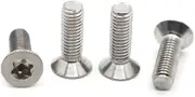 5/10/20/50pcs M1.4 M1.6 M2 M2.5 M3 M4 M5 M6 M8 GB2673 A2-70 304 Stainless Steel Six Lobe Torx Countersunk Flat Head Screw Bolt(35mm,M5 10pcs)