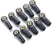 10Pcs RC Plasic Tied Rod Ends Link Ball Joint Head Kit for 1/24 RC Crawler Car SCX24 Upgrades Accessories, B