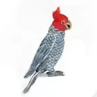 Hansa - Gang Gang Cockatoo - Realistic Poseable Animal Stuffed Plush Toy - 24cm