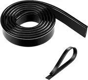 Black Squeegee Replacement Blades, 41in/roll Silicone Window Rubber Squeegee Refill Blades Head for Windows, Shower Doors, Glass Cleaning