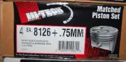 Hi-Tech 8126+.75MM (.030) Piston Set of 4 for 1.3L Ford